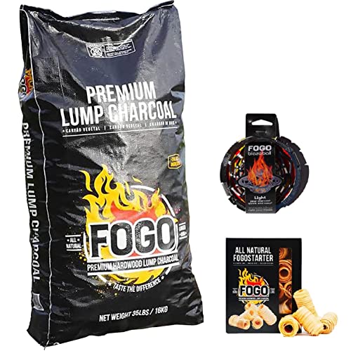 Premium Oak Lump Charcoal, 17.6 Pound Bag Y7462