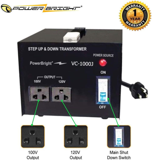 1000W Step Up & Down Japanese Transformer J32709