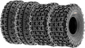 Set of 4 Knobby Sport ATV UTV Tires, 6 PR Tubeless Y73774