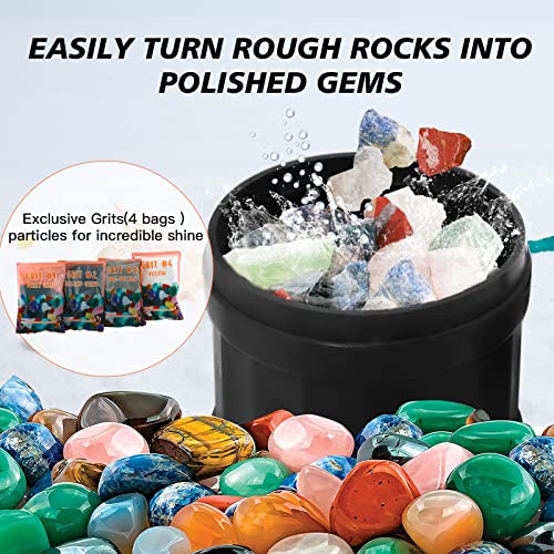3LB Rock Tumbler Kit with Rocks and Grit P276816