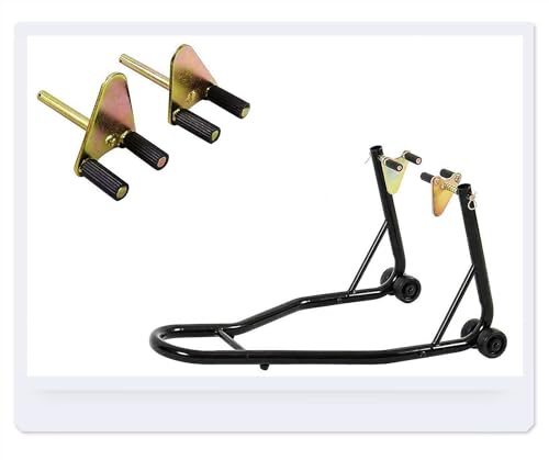 Motorcycle Front Wheel Lift Stand 485LBS Black C8276