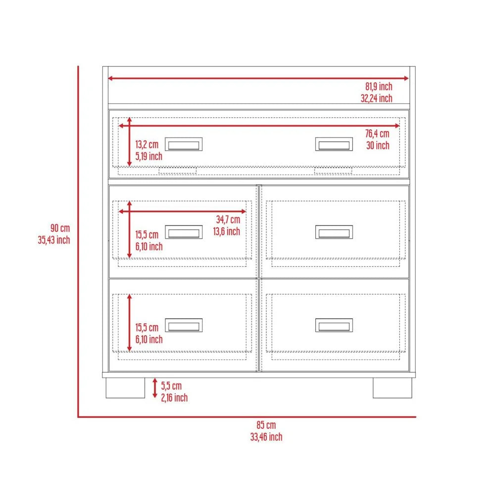White Dresser O117