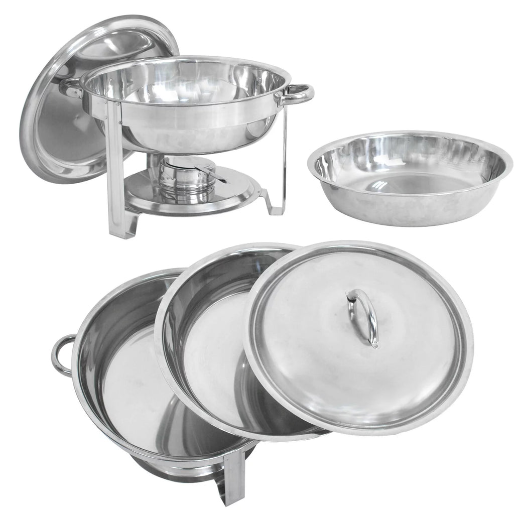 Round Chafing Dish 5Qt Buffet Stove Set V141