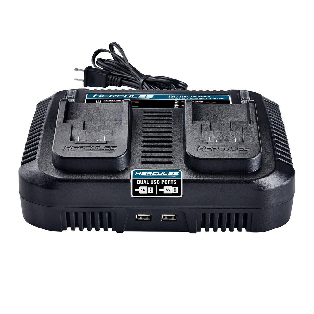 20/12V Lithium-Ion Multi-Voltage Dual-Port Charger with Dual USB N5177