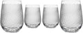 Stemless Wine Glasses Set Of 4 Lead-Free Glass R284
