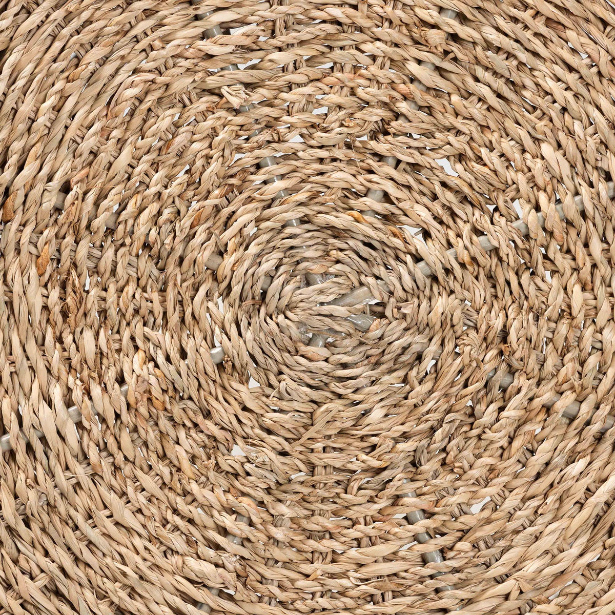 Natural Brown Seagrass End Table T8367
