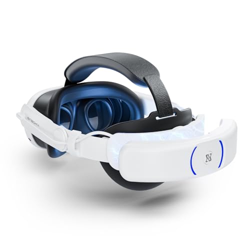 Elite Head Strap with Dual Fast Charging Battery Pack & Charging Dock for Meta Quest 3/3S - VR Headset Accessory Headstrap T97724
