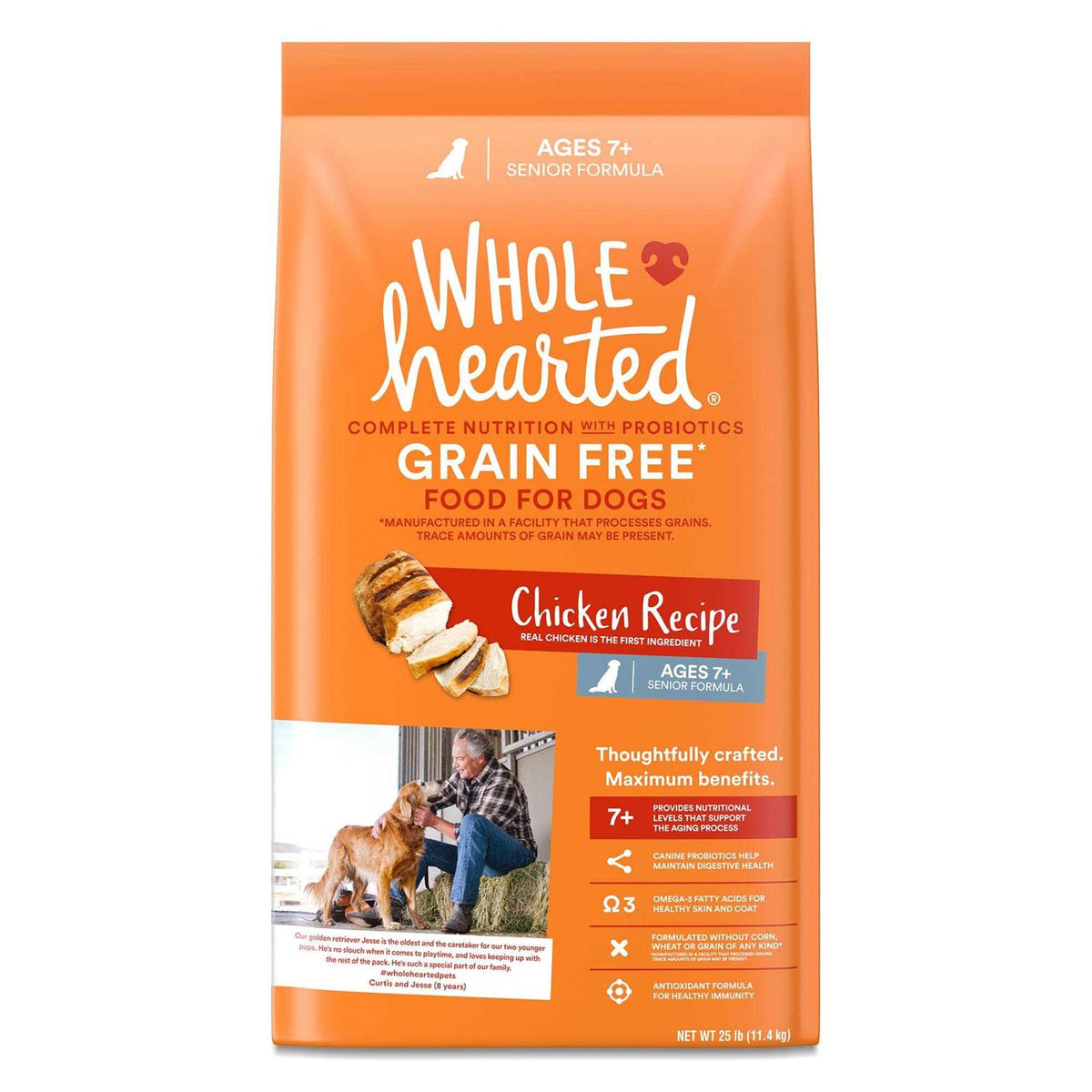 Grain Free Senior Chicken Recipe Dry Dog Food X2692