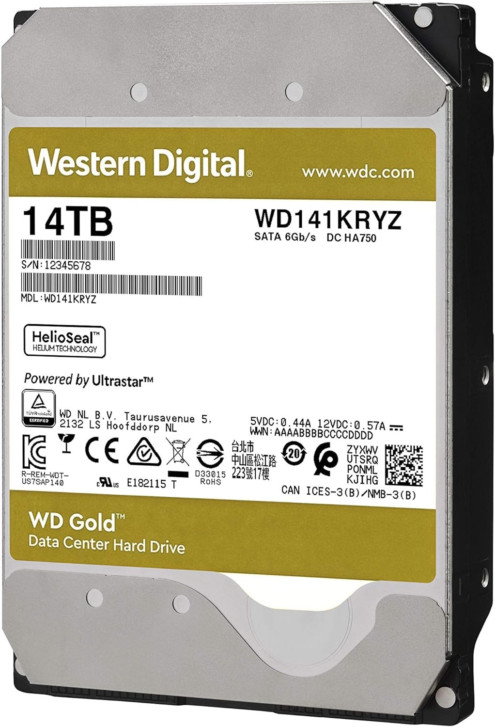 14TB Enterprise Class Internal Hard Drive SATA 6 Gb/s 7200 RPM 512 MB Cache 3.5 V351589