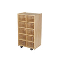 Mobile Cubby Unit with 10 Clear Trays K864100