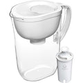 Large 10-Cup Water Filter Pitcher with 1 Standard Filter, White S454