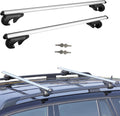 52" Adjustable Aluminum Roof Rack Cross Bars with 4 Locks Y602