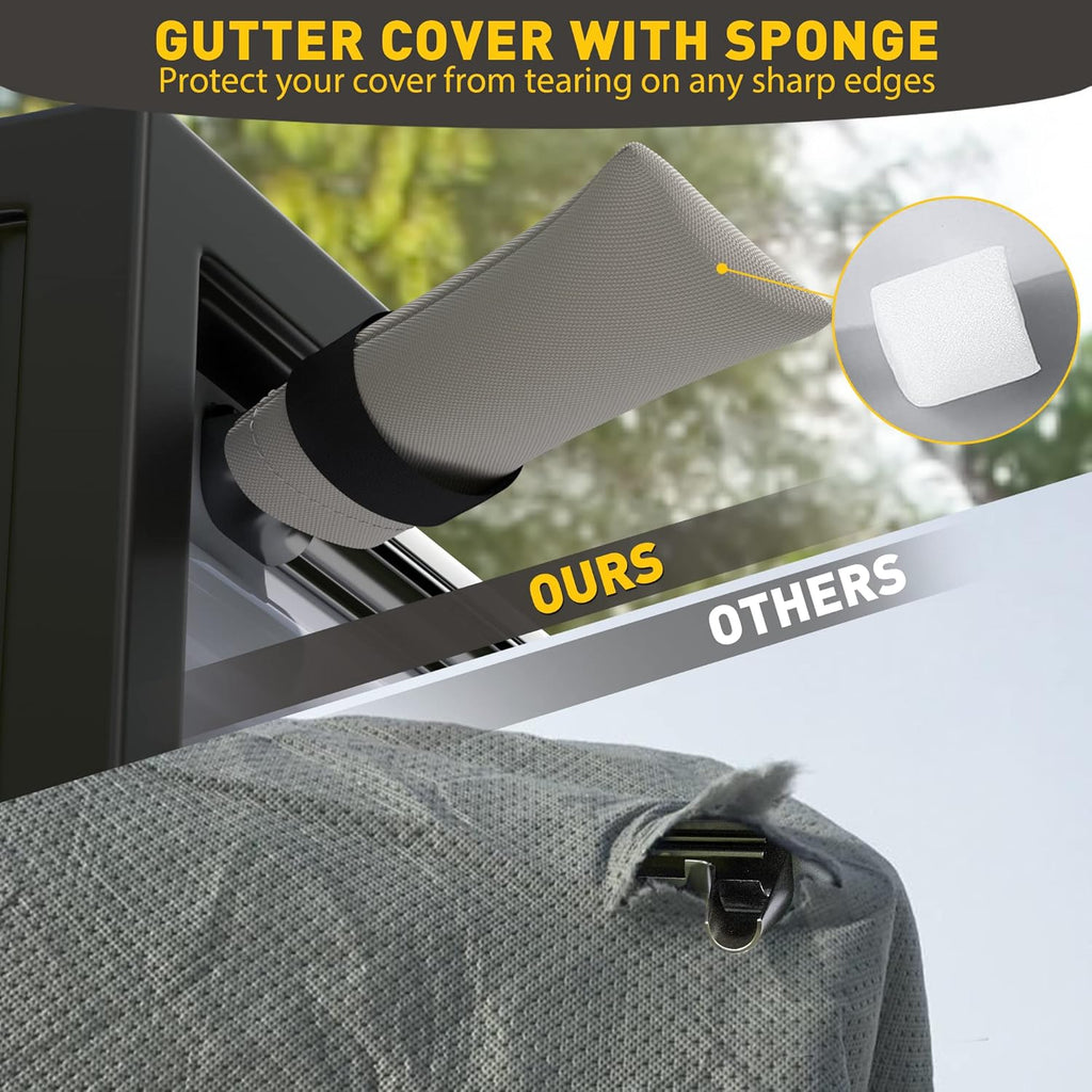 Waterproof Windproof Anti-UV Travel Trailer Cover for 18'-20' RV S8943