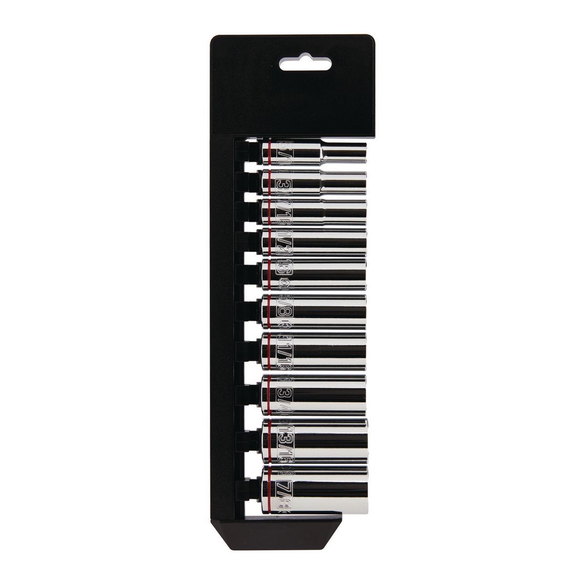 3/8 in. Drive SAE Chrome Deep Socket Set, 10-Piece N6277