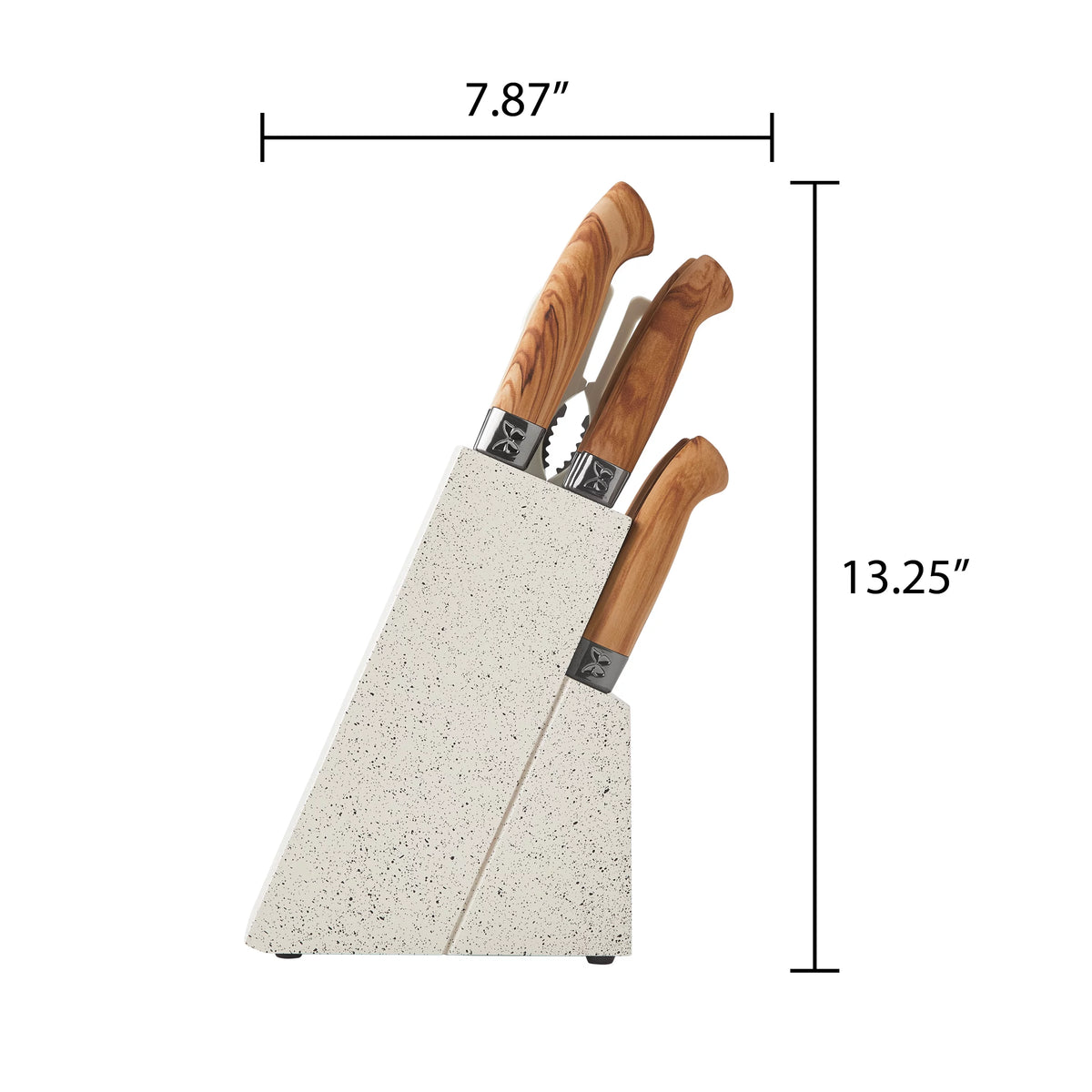 11-Piece Stainless Steel Knife Block Set Z385