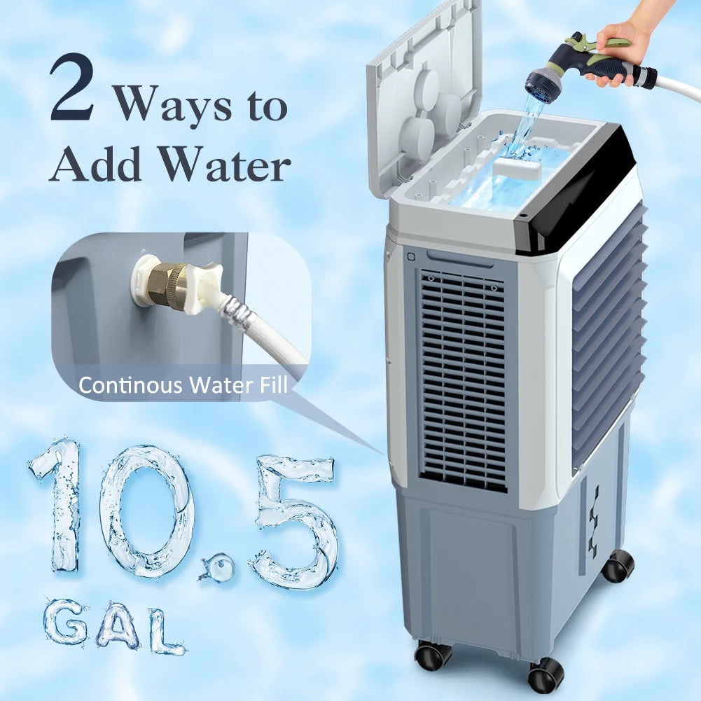 20L Portable Evaporative Air Cooler Fan Humidifier G3654