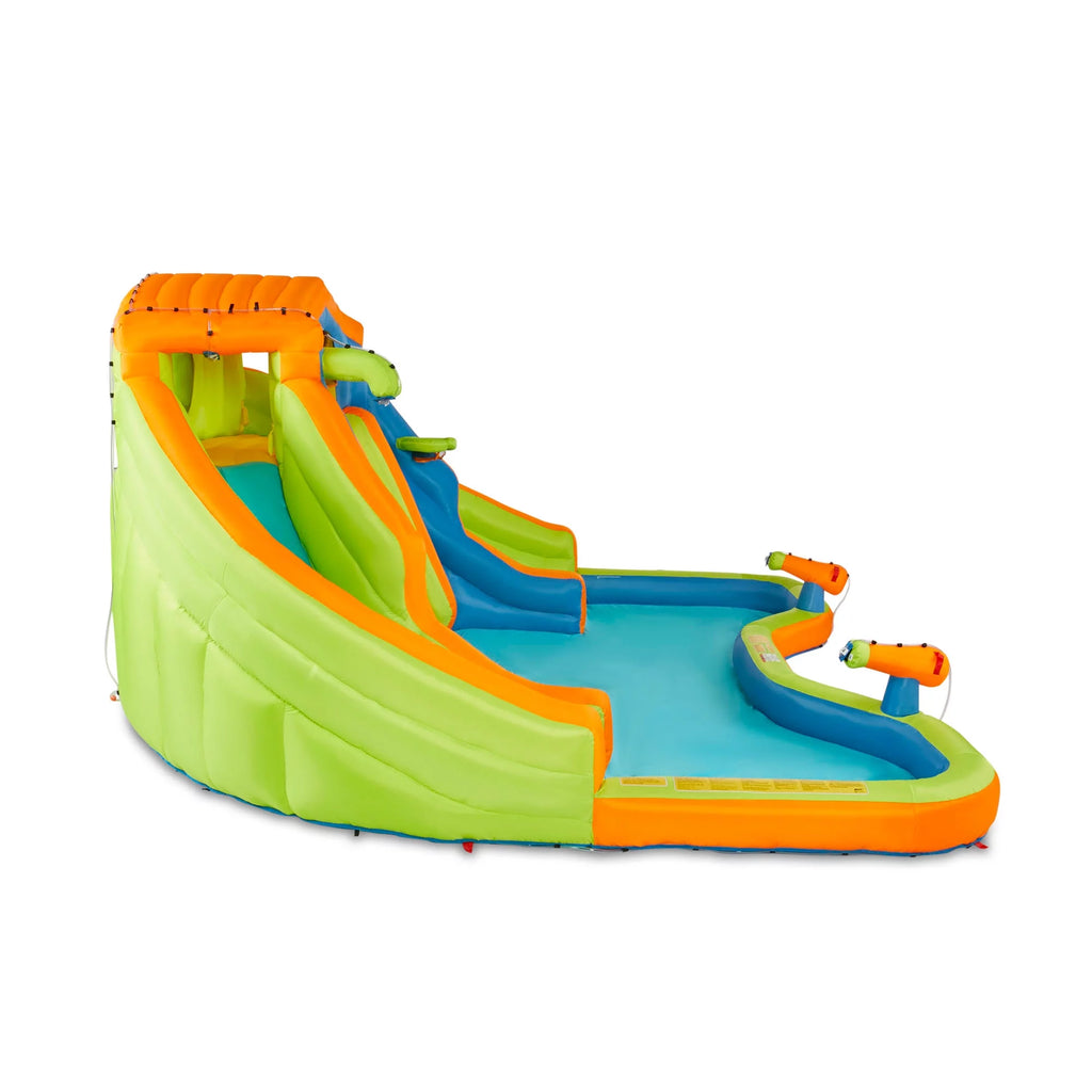 Inflatable 2 Lane Water Slide Splash Pool T242545