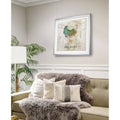 Teal Tree Framed Giclee Print 32 x 32 G627980
