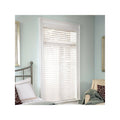 White 31x60 Faux Wood Cordless Blind A721