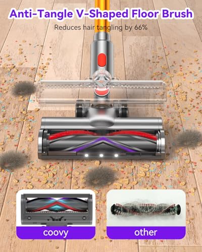 Cordless Stick Vacuum Cleaner 580W 45Kpa 75 Minutes Runtime E8560