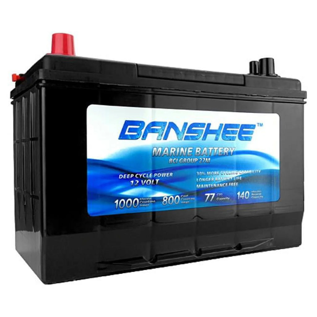 Group Size 27 Deep Cycle Marine Battery M25000