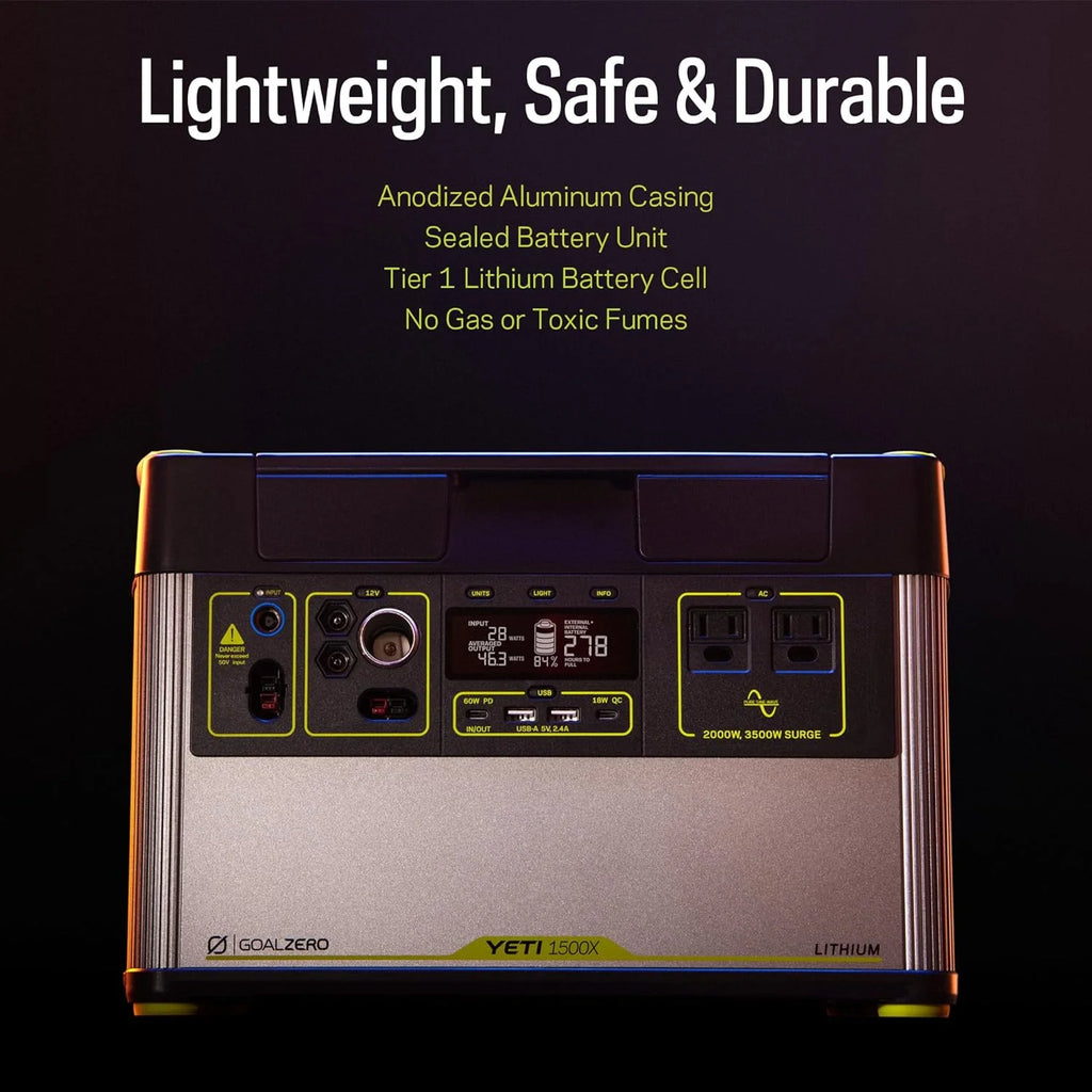 Portable Power Station 1516Wh Lithium Battery 2000 Watt S1935