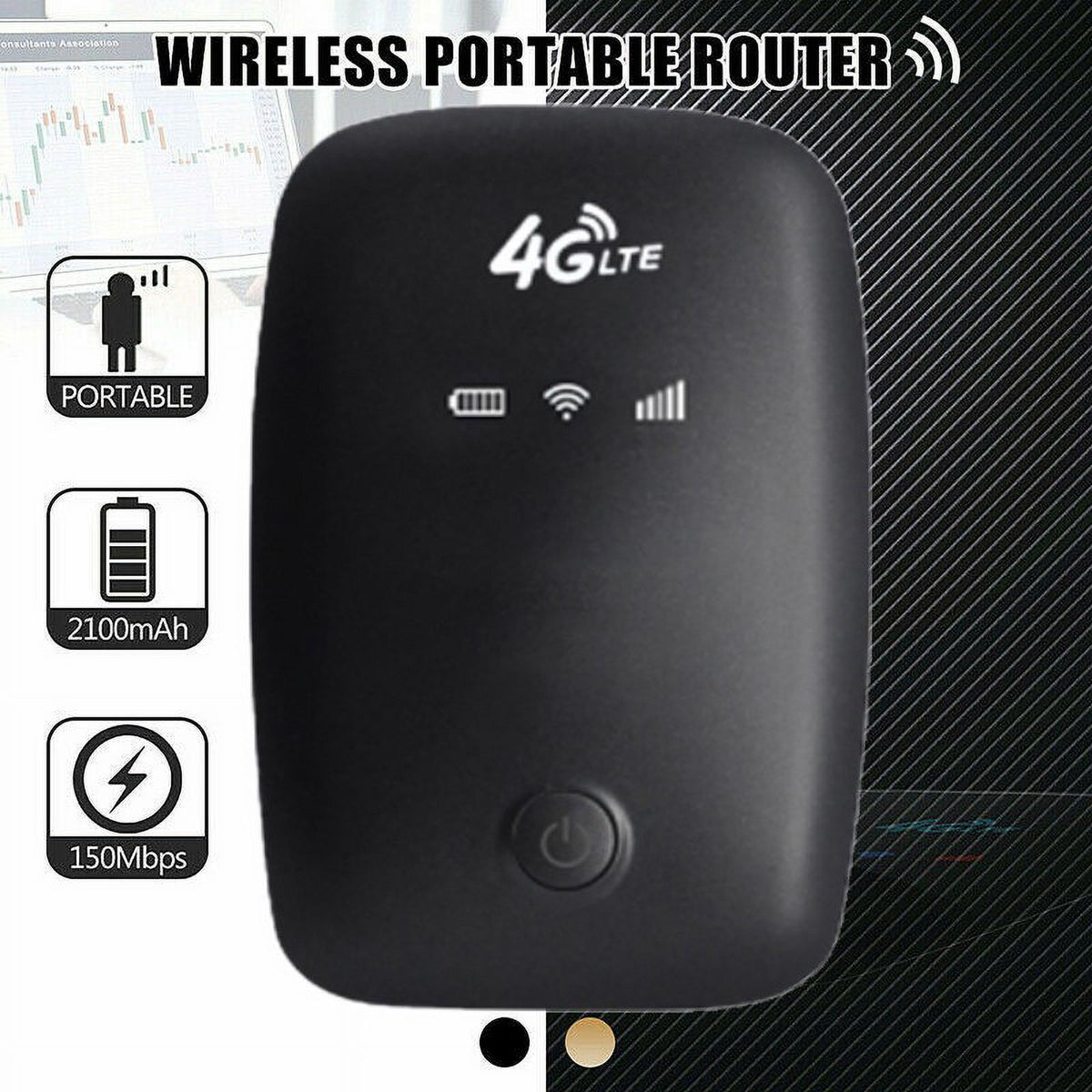 4G LTE Router Wireless SIM Card 150Mbps K7434