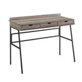 42" Gray Wash 3 Drawer Desk W254