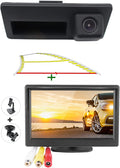 Trunk Handle Backup Camera with Moving Guide Line and 5 AHD TFT LCD Screen Monitor Pack of 2 X954