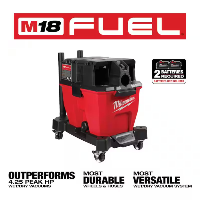 9 Gal. Cordless Wet/Dry Shop Vacuum with Right Angle Tool and Bag Q951922