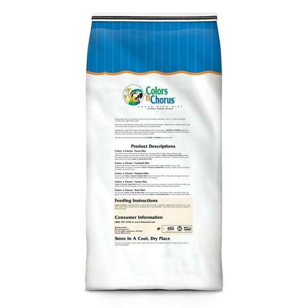 Blue Seal Colors 'n Chorus Diet Bird Food X49661