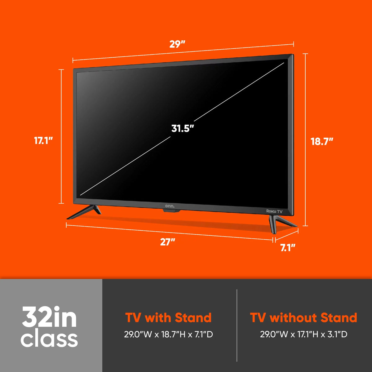 32" Class HD LED Roku Smart Television Q456750