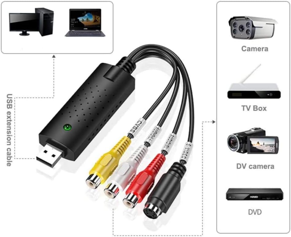 USB 2.0 Video Audio Grabber Converter K675237