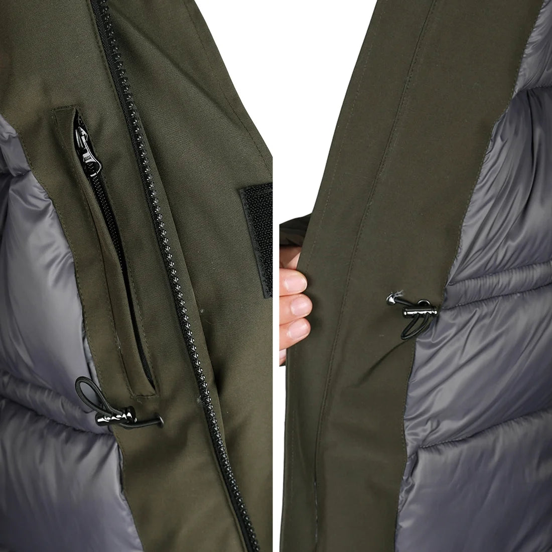 Waterproof Heavy Winter Down Parka Jacket with Hood K2545