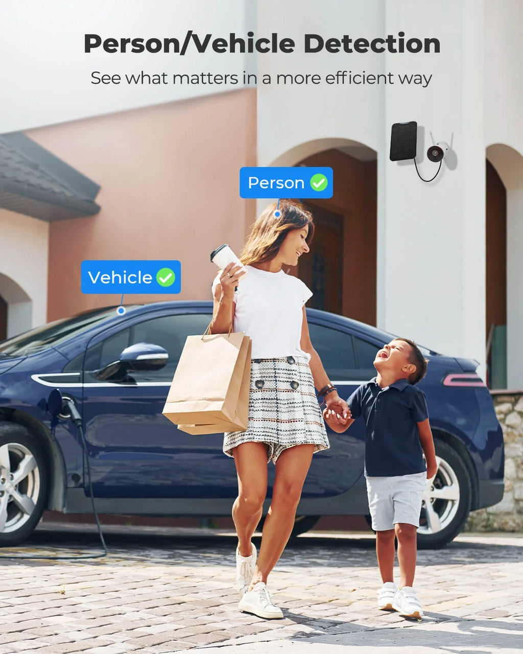 3MP Wireless Battery-Powered Security Camera D955
