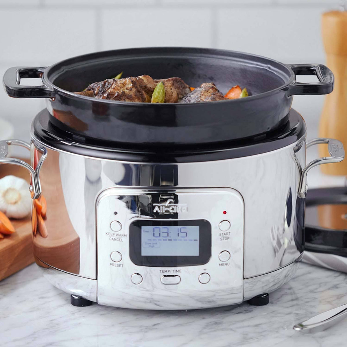 5 qt. Cast Iron Electric Dutch Oven A40842