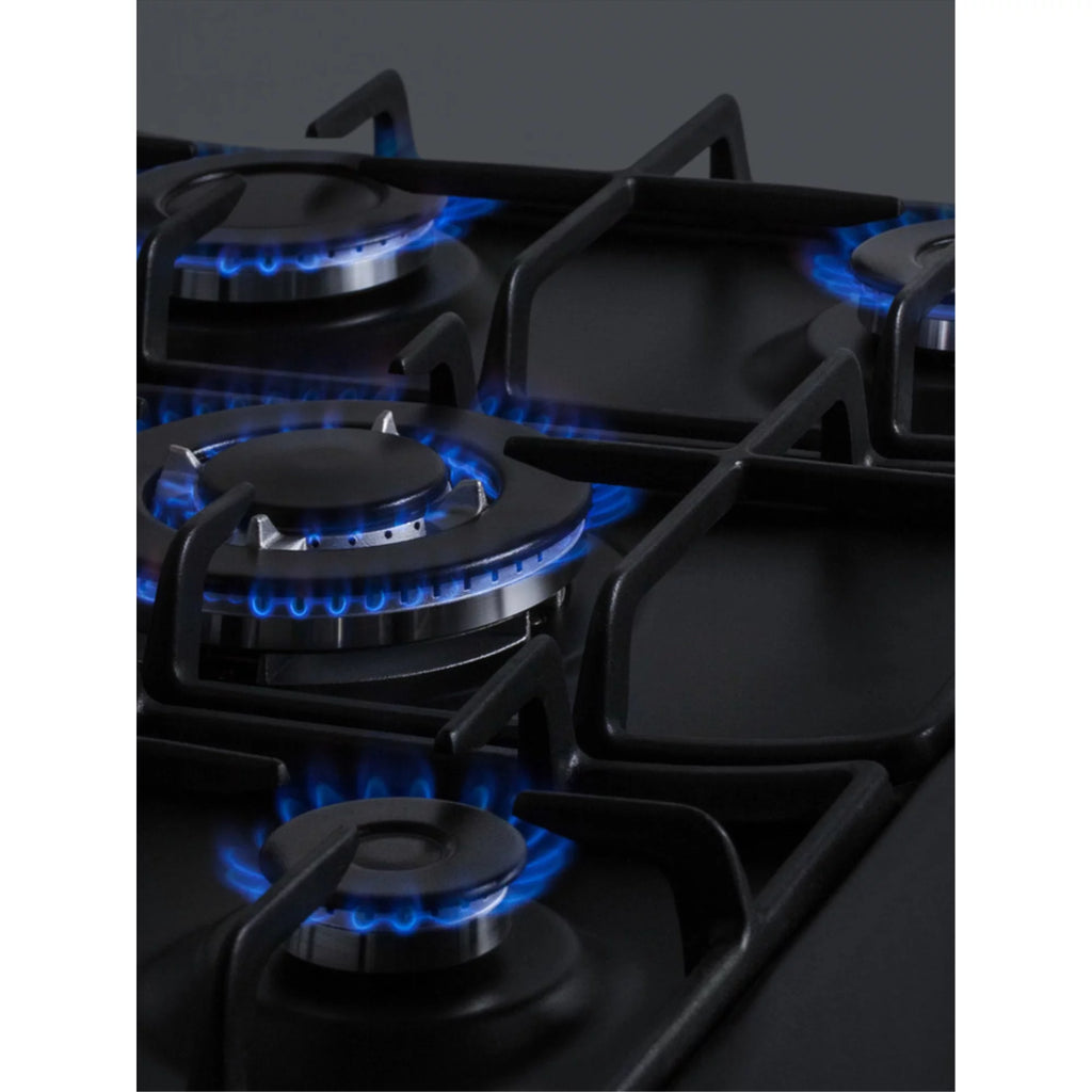 Black 5-Burner Gas Cooktop with Sealed Burners P92409