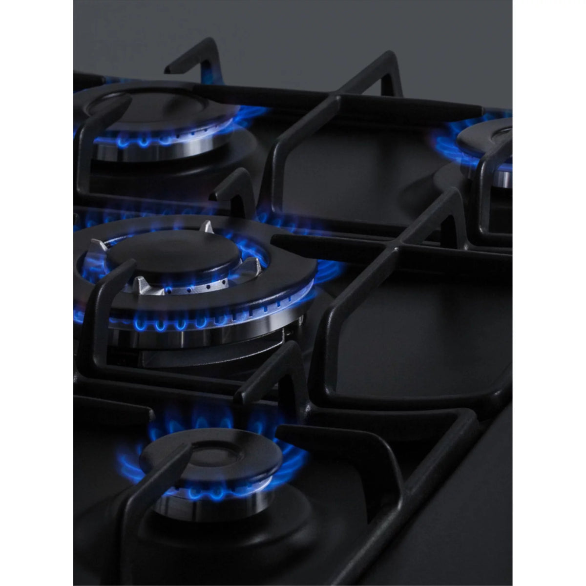 Black 5-Burner Gas Cooktop with Sealed Burners P92409