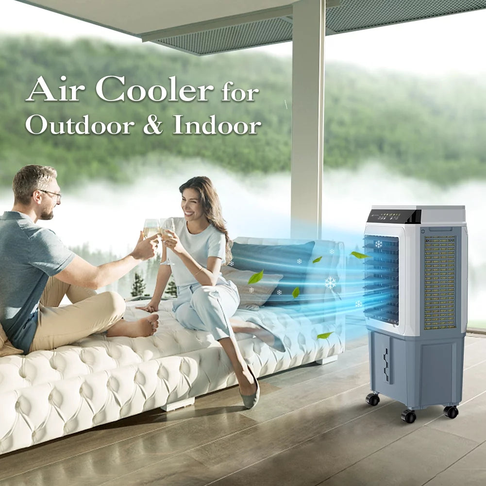 20L Portable Evaporative Air Cooler Fan Humidifier G3654