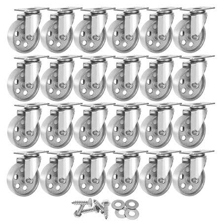 4 inch Gray Metal Swivel Plate Caster Wheels N930