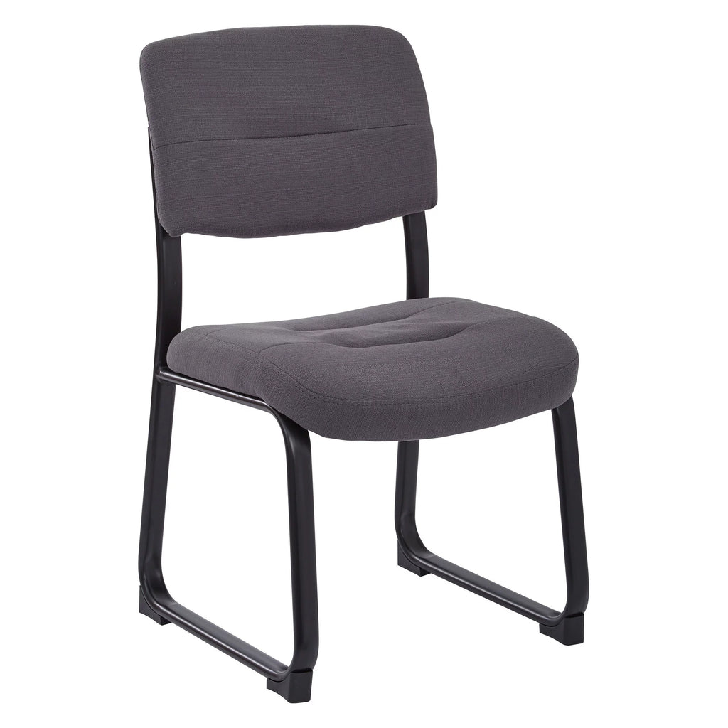Faux Leather Visitor Chair with Sled Base G7032