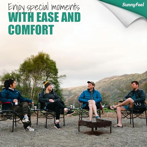 Oversized Portable Folding Camping Chair with Side Table A301