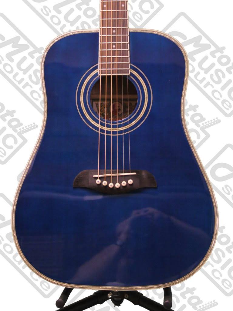 Blue 3/4 Size Dreadnought Acoustic Guitar E49741