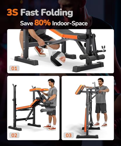 6 in 1 Adjustable Weight Bench Set X7170