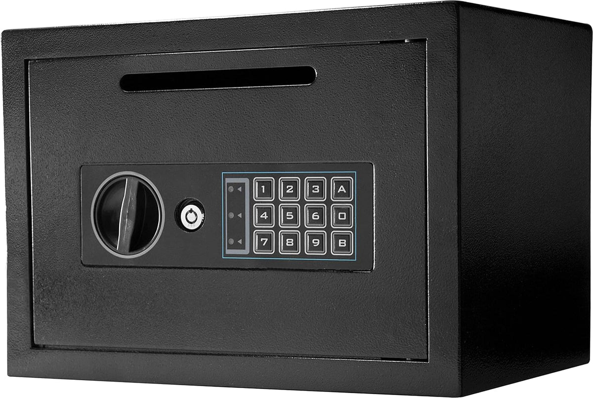 Compact 0.57 Cubic Ft Digital Keypad Security Depository Drop Safe J49835