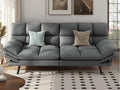 Grey Convertible Futon Sofa Bed P54032