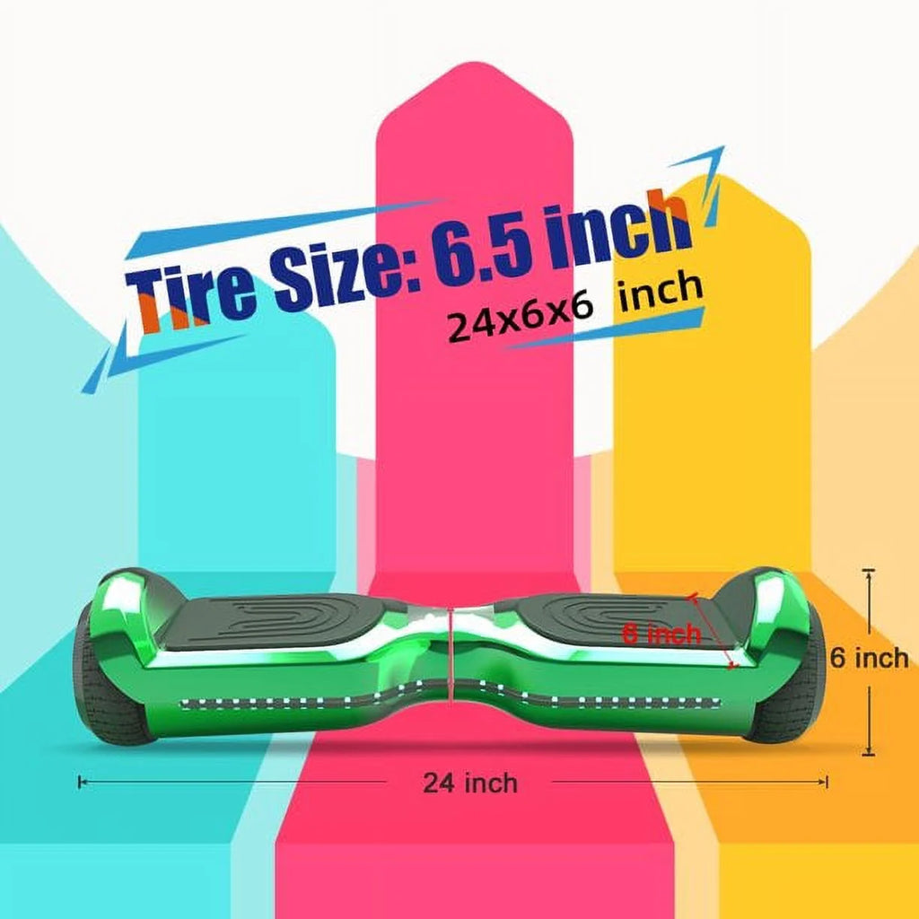Chrome Purple Self Balancing Hoverboard with LED Light X86855