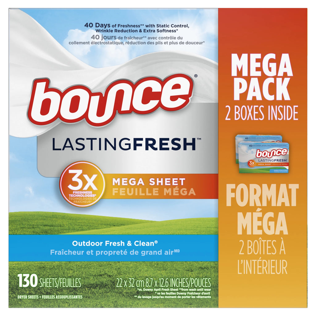 130 ct Outdoor Fresh Fabric Softener Sheets S541247
