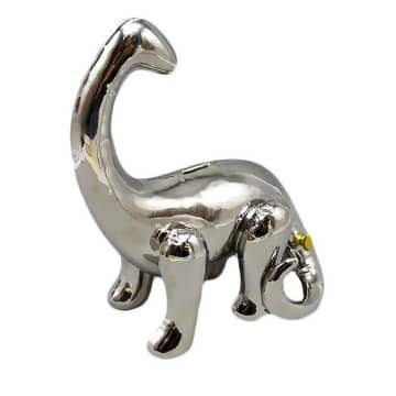 Brontosaurus Chrome Money Box Z5150