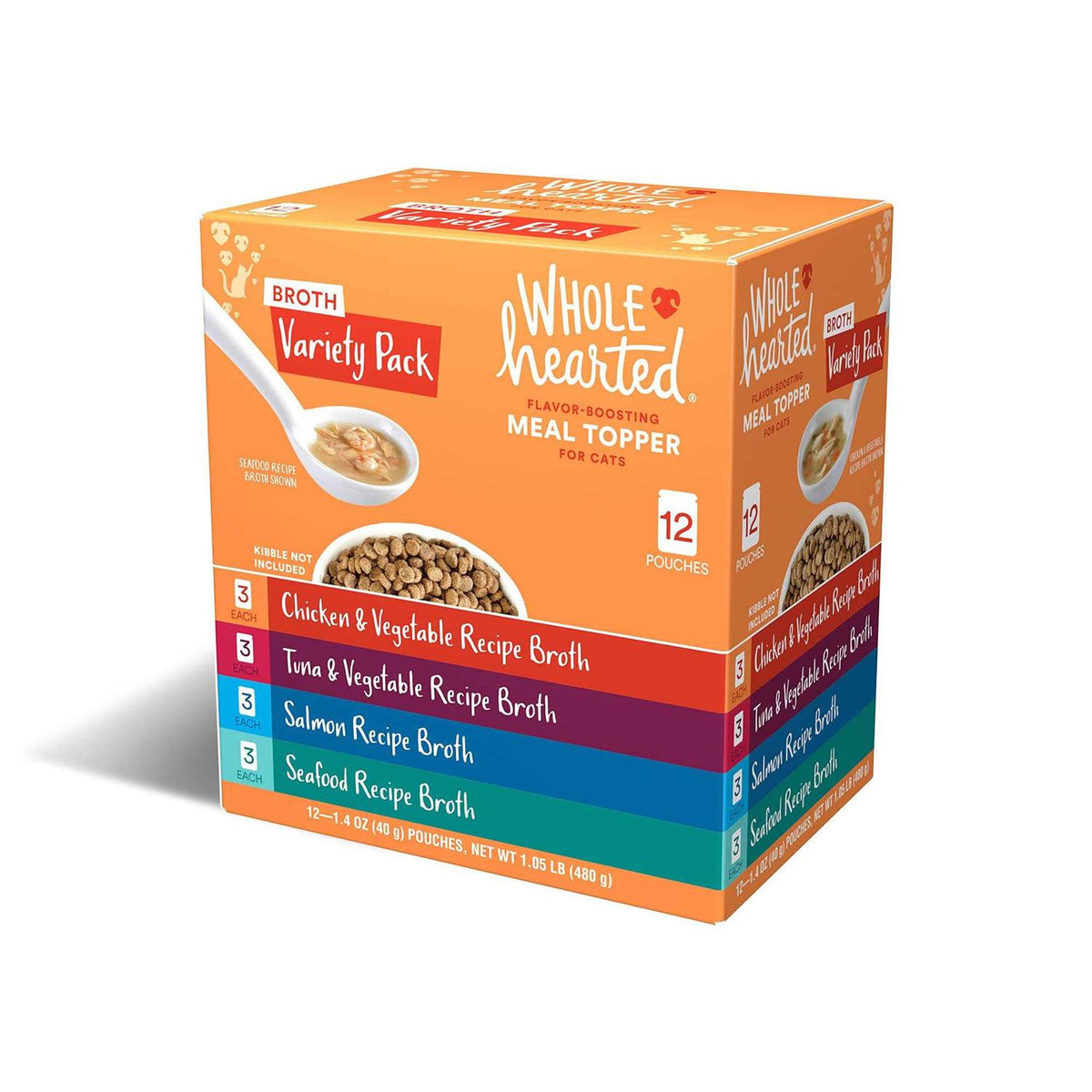 Wet Cat Meal Topper Broths Variety Pack A8754